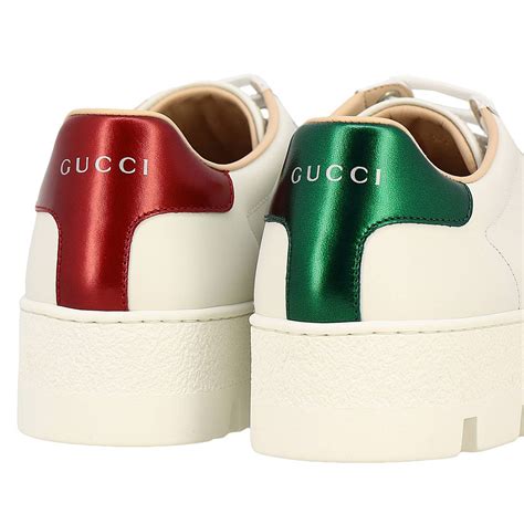 platform white sneakers gucci|platform Gucci sneakers women.